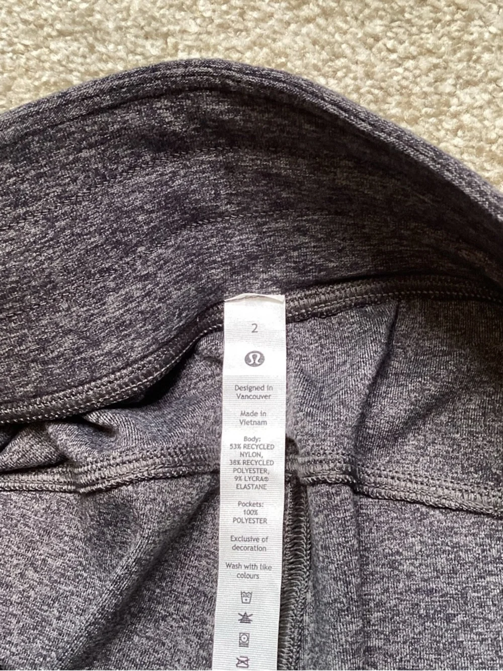 Lululemon Ready to Rulu High-Rise Jogger Pant Raceway Grey / Black 2 XS - Picture 6 of 8